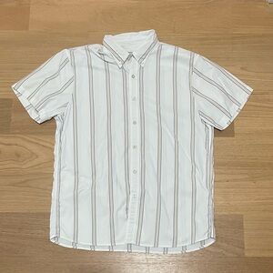 Abercrombie Classic White Striped Men's Shirt